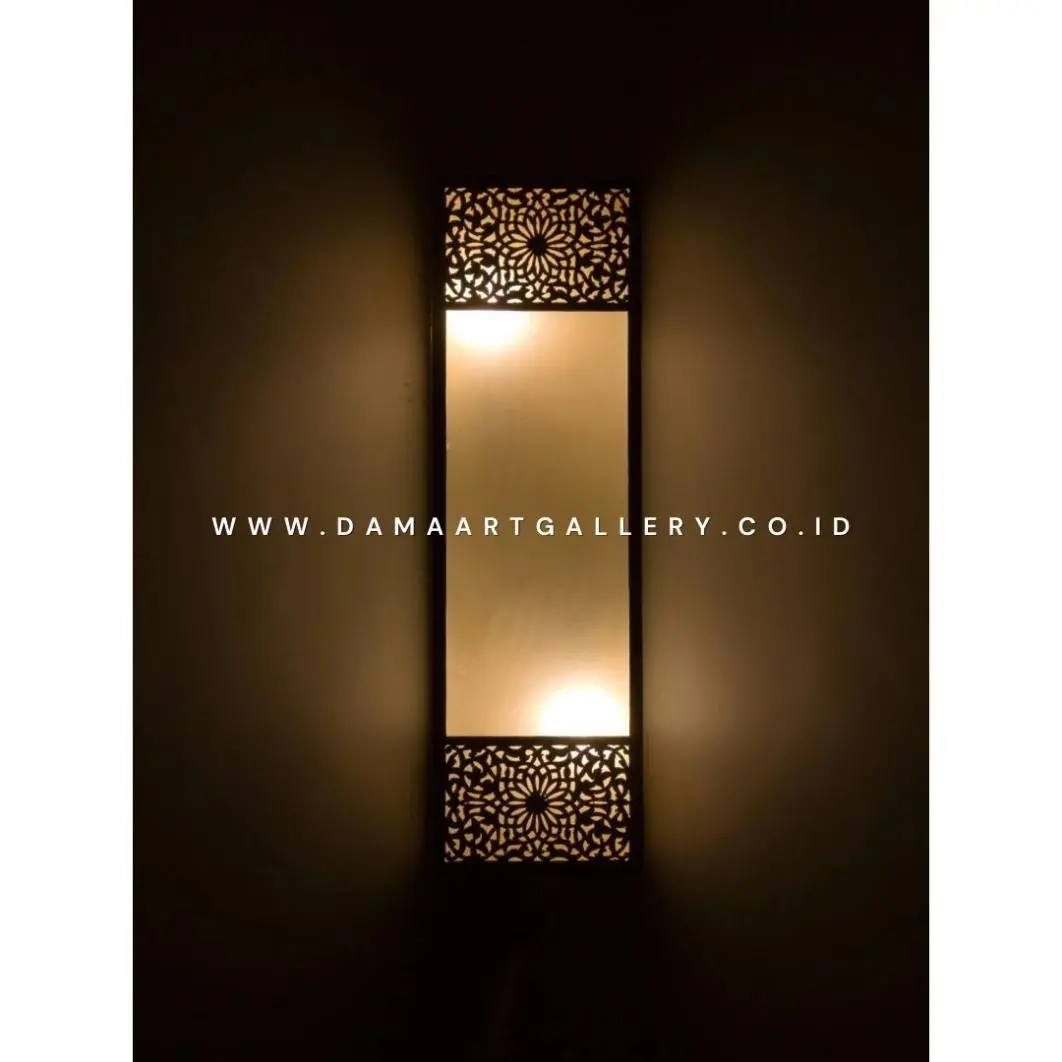 Lampu Dinding Maroko Bahan Kuningan